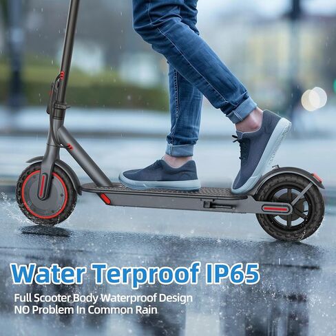 Electric Scooter Adults, Max 16 Mph & 10-15 Miles Range E-Scooter, Commuting Sport Scooter with APP Control, Powerful 350W 8.5" Solid Tires Foldable Electric Scooters (JS01-16mph-S) in Saudi Arabia