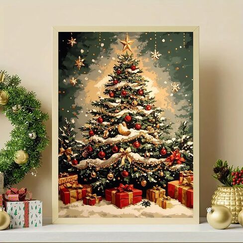 Pumpkin Leaf Tree Diamond Art Kits for Adults, 5D Autumn Diamond Painting Kits for Adults Beginners, DIY Full Round Drill Diamond Dot Painting Gem Art Kits for Adult, Home Wall Decor 13.8x13.8 Inch in Kuwait