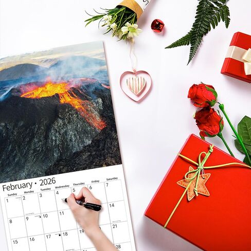 2026 Wall Calendar,Calendar 2026, July 2025 - December 2026, Wall Calendar Fluffy Kittens, 12" x 24" Opened,Full Page Months Thick & Sturdy Paper for Gift Perfect Calendar Organizing & Planning in Kuwait