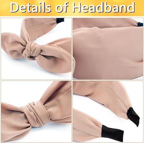 Tobatoba Bandana عقال الرأس للنساء معقدة القوس العصابات للنساء Paisley رئيس الرأس لطيف أرنب الأذن أقواس للنساء عقدة العائلة TOPBAN HEADRAPS HEADRES in Saudi Arabia