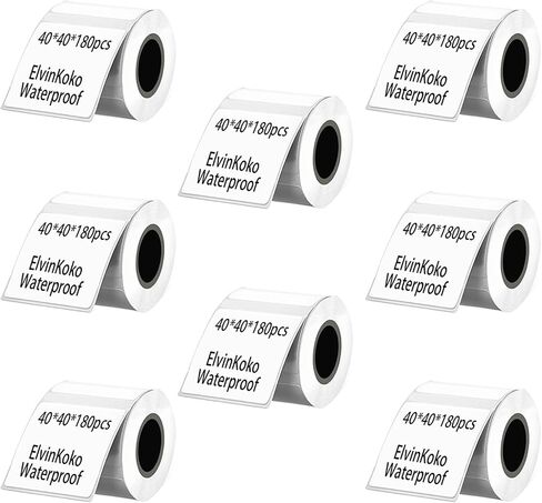8Rolls M110 Thermal Labels for M221/M220/M120/M200 Label Papers 1.57"x2.36"(40x60mm),130 Labels/Roll Waterproof Sticker P50 Label Maker 40 * 60 in Saudi Arabia