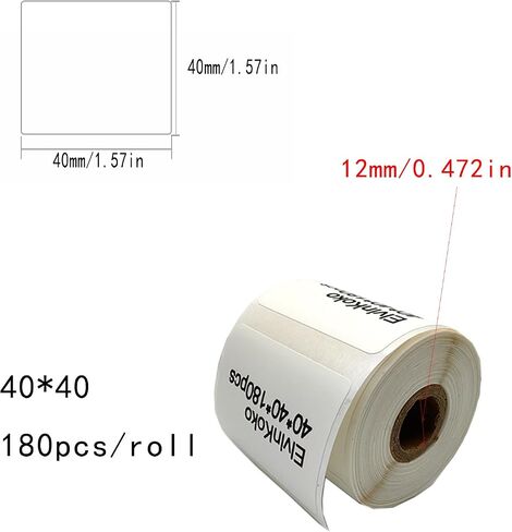 8Rolls M110 Thermal Labels for M221/M220/M120/M200 Label Papers 1.57"x2.36"(40x60mm),130 Labels/Roll Waterproof Sticker P50 Label Maker 40 * 60 in Saudi Arabia