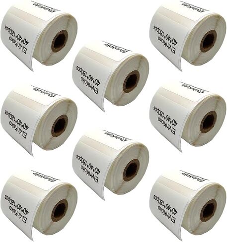 8Rolls M110 Thermal Labels for M221/M220/M120/M200 Label Papers 1.57"x2.36"(40x60mm),130 Labels/Roll Waterproof Sticker P50 Label Maker 40 * 60 in Saudi Arabia