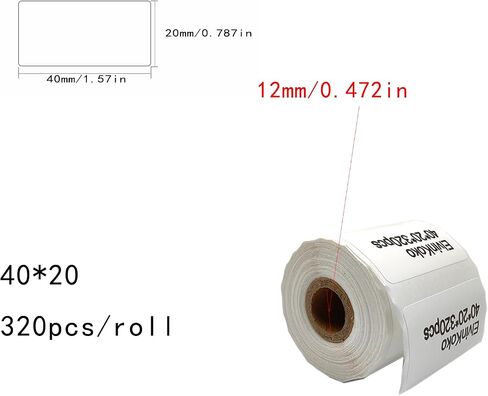8Rolls M110 Thermal Labels for M221/M220/M120/M200 Label Papers 1.57"x2.36"(40x60mm),130 Labels/Roll Waterproof Sticker P50 Label Maker 40 * 60 in Saudi Arabia