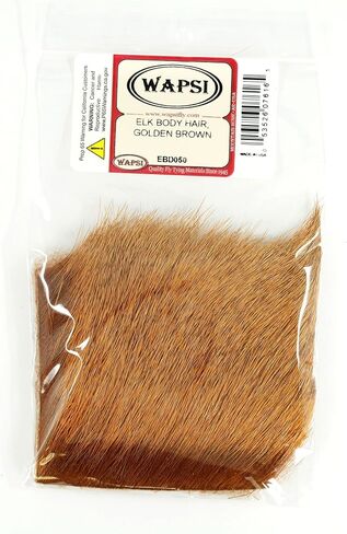 Wapsi Fishing Hook - Elk Body Hair, Bleached Hock - Fly Tying Material in Kuwait