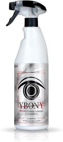Ybony, Renews, Repairs and restores deteriorated or whitish Plastics - Revives Tires - Provides Ultra-Shine - Resists Rain in Saudi Arabia