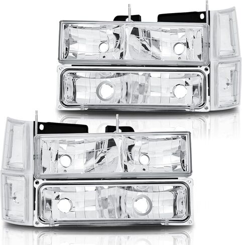 جمعية المصابيح الأمامية لعام 1994 1995 1996 1997 1998 Obs Chevy Silverado C/K 1500 2500 3500 Suburban ، 1995-1999 Placement Tahoe Melectip in Kuwait