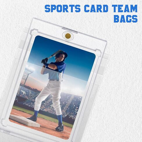 DEDC 500Pcs Team Bags for One Touch Magnetic Card Holder, Team Bags for Trading Cards of Resealable Card Sleeves Team Set Bags in Kuwait