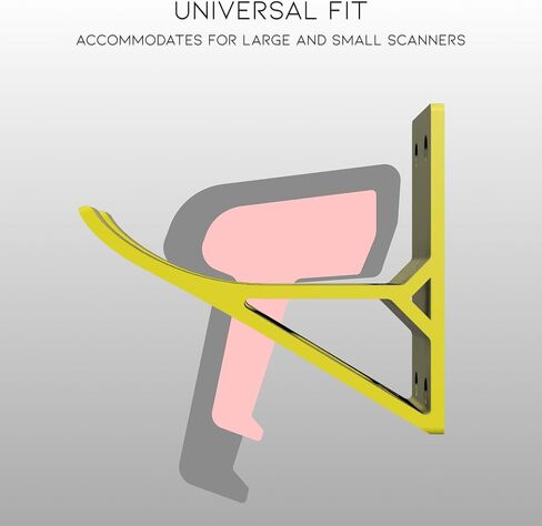 Forklift and Cart Holster for Barcode Scanners, Universal Holder for Zebra, Honeywell, Datalogic, Symbol (LS3408, DS3608, LI3608, LS2208, 1980i, etc.) | Warehouse and Factory Use (Barcode Scanner) in Saudi Arabia