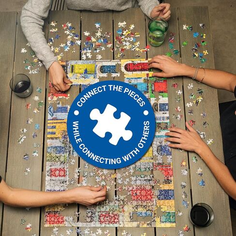 Ravensburger - Maligne Lake ، Canada - أحذية بانوراما 1000 قطعة - تتميز بالجبال المذهلة ، والمياه الزاهية ، ودائمة الخضرة والمزيد - جودة متميزة - للألغاز - للألغاز للبالغين in Saudi Arabia