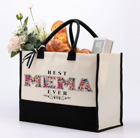 Nonna Gift for Mother's Day, Canvas Tote Bag for Gifting, Nonna Cotton Canvas Tote Bag, Shoulder Beach Bag, Novelty Present for Nonna, Nonna Canvas Bag Gift, The Greatest Nonna In the World in Saudi Arabia