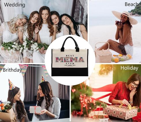 Nonna Gift for Mother's Day, Canvas Tote Bag for Gifting, Nonna Cotton Canvas Tote Bag, Shoulder Beach Bag, Novelty Present for Nonna, Nonna Canvas Bag Gift, The Greatest Nonna In the World in Saudi Arabia