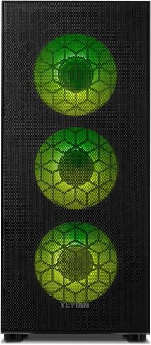 YEYIAN Tanto AI Gaming Desktop - AMD Ryzen 7 9700X 5.5 GHz | RTX 5070 12GB GDDR7 | 32GB DDR5 RGB 6000MHz | 2TB Gen4 NVMe SSD | B650 Wi-Fi | 750W 80+ Gold | Win 11 Home Pre Built Tower PC in Kuwait