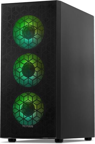 YEYIAN Tanto AI Gaming Desktop - AMD Ryzen 7 9700X 5.5 GHz | RTX 5070 12GB GDDR7 | 32GB DDR5 RGB 6000MHz | 2TB Gen4 NVMe SSD | B650 Wi-Fi | 750W 80+ Gold | Win 11 Home Pre Built Tower PC in Kuwait