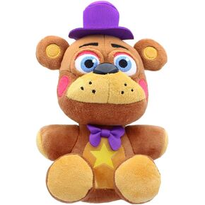 Funko Plush: خمس ليال في Freddy's (FNAF) Pizza Sim: Rockstar Freddy Fazbear - FNAF Pizza Simulator - أفلام أعياد الميلاد القابلة للتحصيل - فكرة هدية عيد ميلاد - البضائع الرسمية - محشو in Kuwait