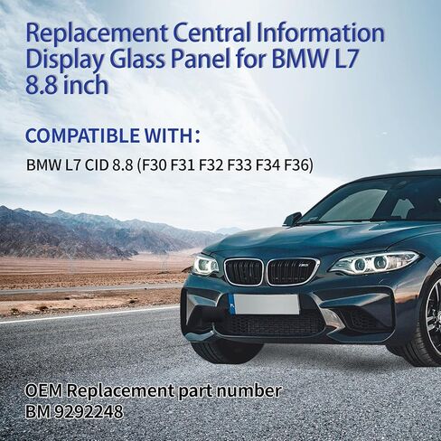 عرض الملاحة ، استبدال ورقة الأفلام الاستقطابية لـ BMW L7 CID High 3 Series F30 F31 F32 F33 F34 F36 شاشة عرض المعلومات المركزية (بدون لوحة زجاجية ، لا شاشة LCD) in Kuwait