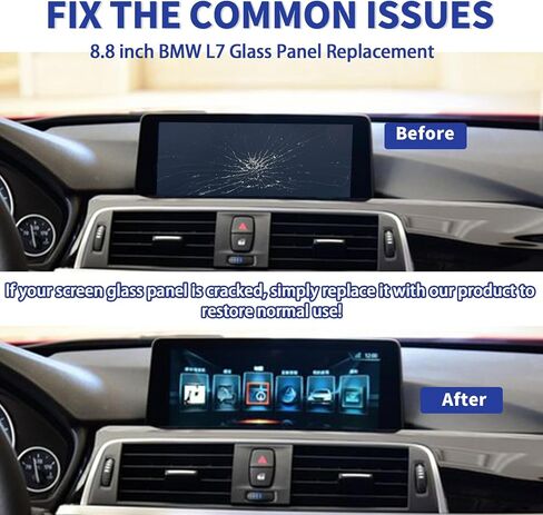 عرض الملاحة ، استبدال ورقة الأفلام الاستقطابية لـ BMW L7 CID High 3 Series F30 F31 F32 F33 F34 F36 شاشة عرض المعلومات المركزية (بدون لوحة زجاجية ، لا شاشة LCD) in Kuwait