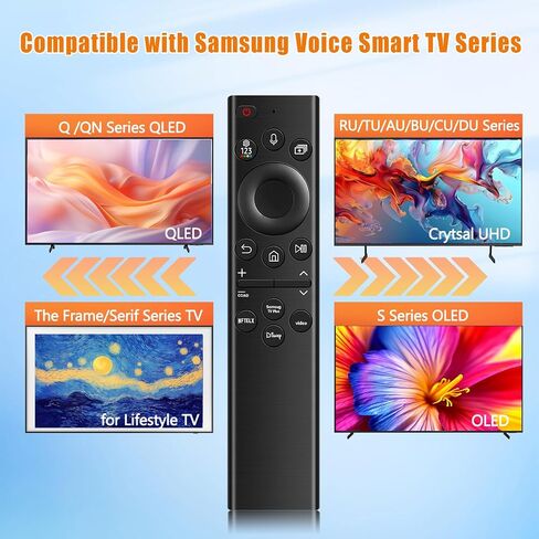 Replacement for Samsung TV Remote Control,Compatible with All Samsung Smart TV LED LCD HDTV 3D Frame Curved QLED TVs in Saudi Arabia