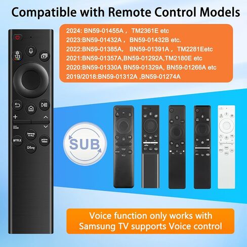 Replacement for Samsung TV Remote Control,Compatible with All Samsung Smart TV LED LCD HDTV 3D Frame Curved QLED TVs in Saudi Arabia