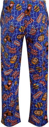 Scooby-Doo Mens All Over Print Pajama Pant with Adjustable, Elastic Waistband - Soft, Silky Sleepwear (S-XL) in Saudi Arabia