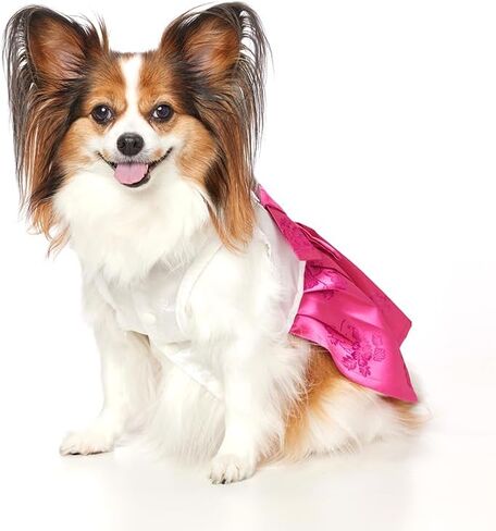 Dog Clothes Korean Traditional Hanbok Dress Costume Puppy Clothes for Girl Dog Outfit (Navy, Large) in Saudi Arabia