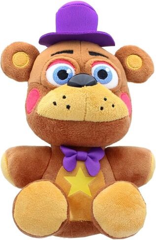 Funko Plush: خمس ليال في Freddy's (FNAF) Pizza Sim: Rockstar Freddy Fazbear - FNAF Pizza Simulator - أفلام أعياد الميلاد القابلة للتحصيل - فكرة هدية عيد ميلاد - البضائع الرسمية - محشو in Kuwait