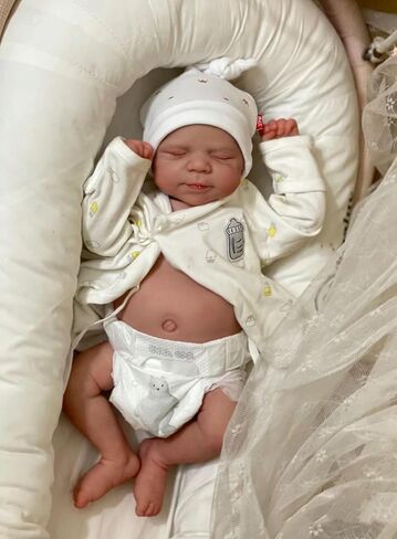 Anano Real Life Baby Dolls Silicone Full Body Boy 18Inch Realistic Reborn Baby Dolls Lifelike Babies Dolls That Look Real Looking Babies New Born Child Size Reborn Doll in Saudi Arabia