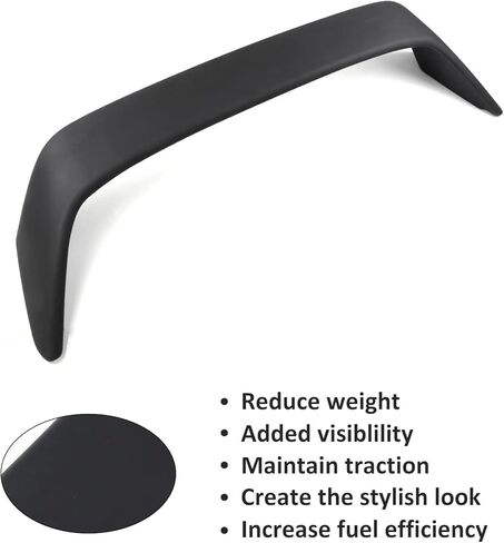 SCITOO Matte Black Rear Trunk Spoiler Wing with 3rd Brake Light Fits for 1998-2002 for Honda Accord ABS Rear Spoiler Wing in Saudi Arabia
