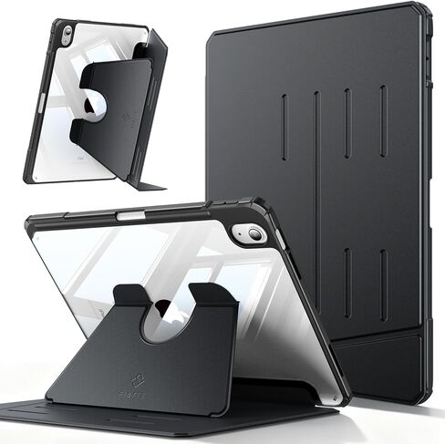 Fintie Vertical Stand Case for iPad (A16) 11th Generation 11 Inch (2025), iPad 10th Generation 10.9 Inch (2022), Multi-Angle Viewing Clear Cover with Pencil Holder, Magnetic Ultra-Stable, Blue in Kuwait