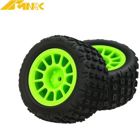Rubber Pre Glued Wheel and Tires Plastic Rim Kit for 1/18 Granite Grom Series RC Car Upgrades Part Black in Saudi Arabia