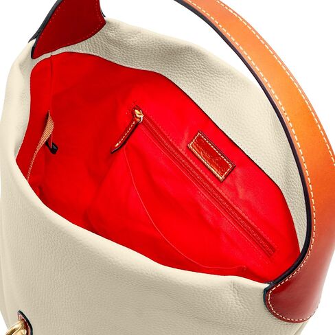Dooney & Bourke Handbag & Wallet Set, Pebble Grain Leather Logo Lock Shoulder Bag and Coin Purse for Women in Saudi Arabia