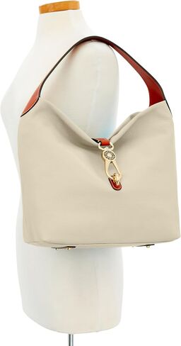 Dooney & Bourke Handbag & Wallet Set, Pebble Grain Leather Logo Lock Shoulder Bag and Coin Purse for Women in Saudi Arabia
