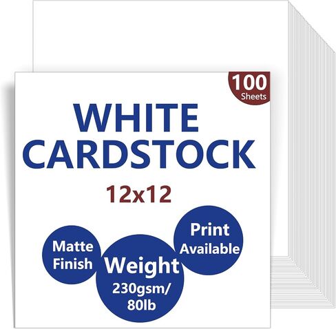 Cimlaga 50 Pack White Cardstock 8.5 x 11, 65lb/180gsm Card Stock, Cardstock Printer Paper for Cards Making, Office Printing, Certificate in Saudi Arabia