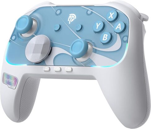 وحدة تحكم easysmx S10 للمفتاح 2/ switch/ pc-one wake-Up ، tmr anti-drift joystick ، ​​buttons mechanical ، 6 Axis Gyro ، وحدة تحكم مفتاح Bluetooth مع RGB و swappable d-pad in Kuwait