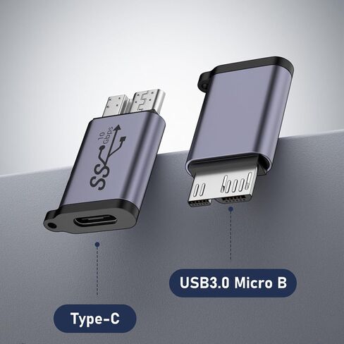 10 جيجابت في الثانية Micro B ذكر إلى USB-A adaptr adaptr ، USB 3.0 Micro B ، نقل البيانات لأعلى كابل محرك الأقراص الثابت in Kuwait