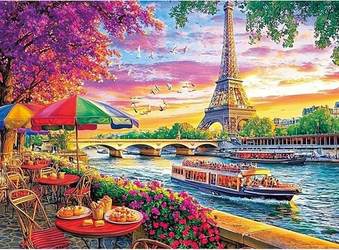 Puzzles for Adults 500 Pieces,Hawaiian Sunset Beach Puzzle for Adults,500 Pieces Tropical Ocean Sunrise Puzzles,Beach Chair Jigsaw Puzzle,Perfect for Game Night Giving Puzzle,20.5x15 in in Kuwait