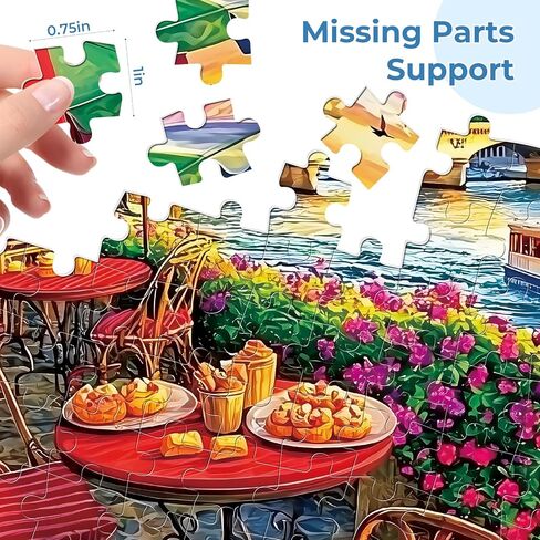 Puzzles for Adults 500 Pieces,Hawaiian Sunset Beach Puzzle for Adults,500 Pieces Tropical Ocean Sunrise Puzzles,Beach Chair Jigsaw Puzzle,Perfect for Game Night Giving Puzzle,20.5x15 in in Kuwait