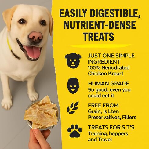 Ruff Town Dog Treats - Human Grade Beef Heart | Dehydrated Single Ingredient | High Protein, Low Fat, Hypoallergenic, Grain Free Training Treats | Ideal for All Breeds & Sizes, Made in USA(4oz) in Saudi Arabia