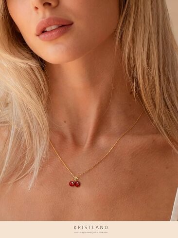 18K Gold Plated Cute Animal Whale Necklace with Blue Zirconia Ocean Necklace 16"+2" Chain Gift for Women Choker in Kuwait