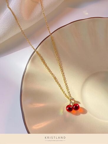 18K Gold Plated Cute Animal Whale Necklace with Blue Zirconia Ocean Necklace 16"+2" Chain Gift for Women Choker in Kuwait