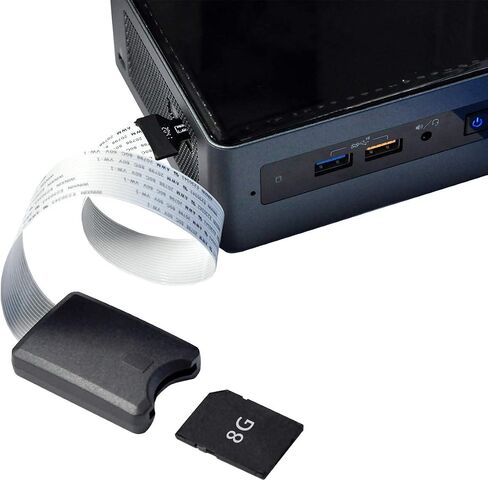 cablecc Micro-SD TF Memory Card Kit Male to SD Female Extension Soft Flat FPC Cable Extender 25cm in Saudi Arabia