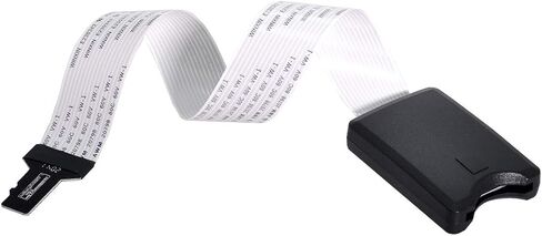 cablecc Micro-SD TF Memory Card Kit Male to SD Female Extension Soft Flat FPC Cable Extender 25cm in Saudi Arabia