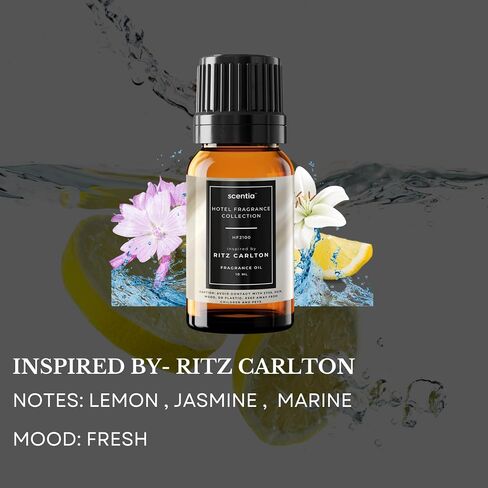 مجموعة هدايا زيت فندق Diffuser - المفضلة للمشترين - 10 مل ، 0.34 Fl Oz | مستوحاة من Ritz-Carlton ، W Hotel ، Scentia My Way Scents | زيوت الرائحة الفاخرة للناديين in Kuwait