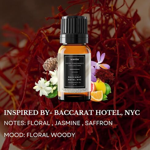 مجموعة هدايا زيت فندق Diffuser - المفضلة للمشترين - 10 مل ، 0.34 Fl Oz | مستوحاة من Ritz-Carlton ، W Hotel ، Scentia My Way Scents | زيوت الرائحة الفاخرة للناديين in Kuwait