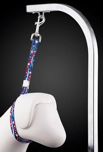 Country Brook Petz­ - 5/8 Inch Tie Dye Flowers Cam Lock Grooming Loop Multi-Colored in Saudi Arabia