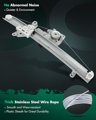 SCITOO Front Right Power Window Regulator with Motor Fit for 2005-2010 for Honda Odyssey,741-008 in Kuwait