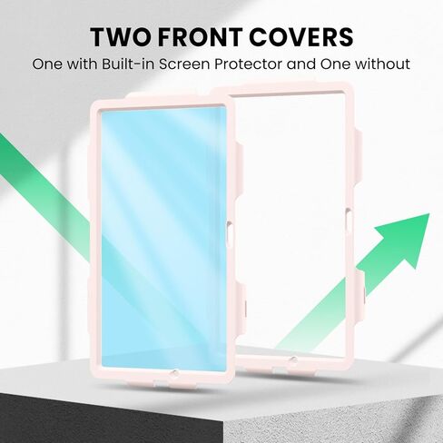 حافظة SEYMAC لهاتف Samsung Galaxy Tab A9+/ A9 Plus مقاس 11 بوصة 2023 (SM-X210/X216/X218)، حافظة واقية شديدة التحمل مقاومة للصدمات مع واقي شاشة، حامل دوار وحزام يد/كتف، أسود in Kuwait