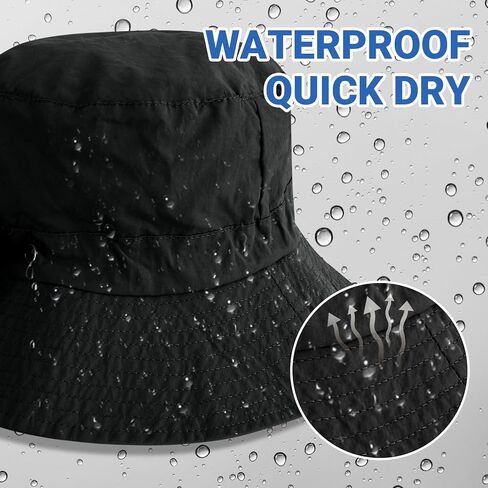 Bucket Hats for Men Woman Summer Outdoor Cotton Sun Hat Travel Fishing Beach Packable Hat White in Saudi Arabia
