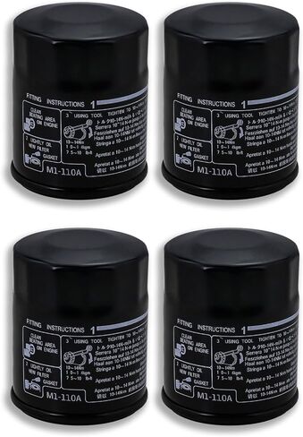 M1-110A Extended Performance Oil Filter Compatible with Nissan Honda Mazda Infiniti Kia Acura Replaces M1-110 (1 pcs) in Kuwait