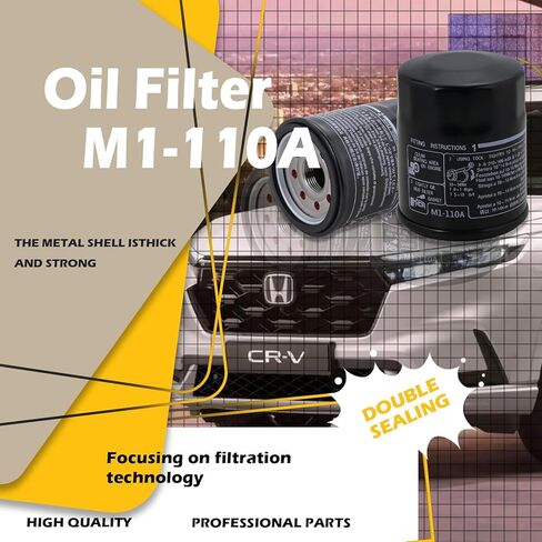 M1-110A Extended Performance Oil Filter Compatible with Nissan Honda Mazda Infiniti Kia Acura Replaces M1-110 (1 pcs) in Kuwait